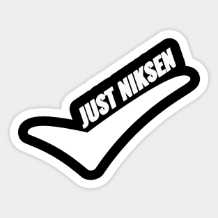 JUST NIKSEN The Art of Doing Nothing Sticker